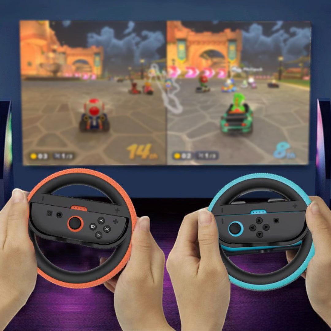 NS2 Steering Wheel Grip Controller Attachment for Switch 2 – Motion Racing Game Accessory - cabestdeal