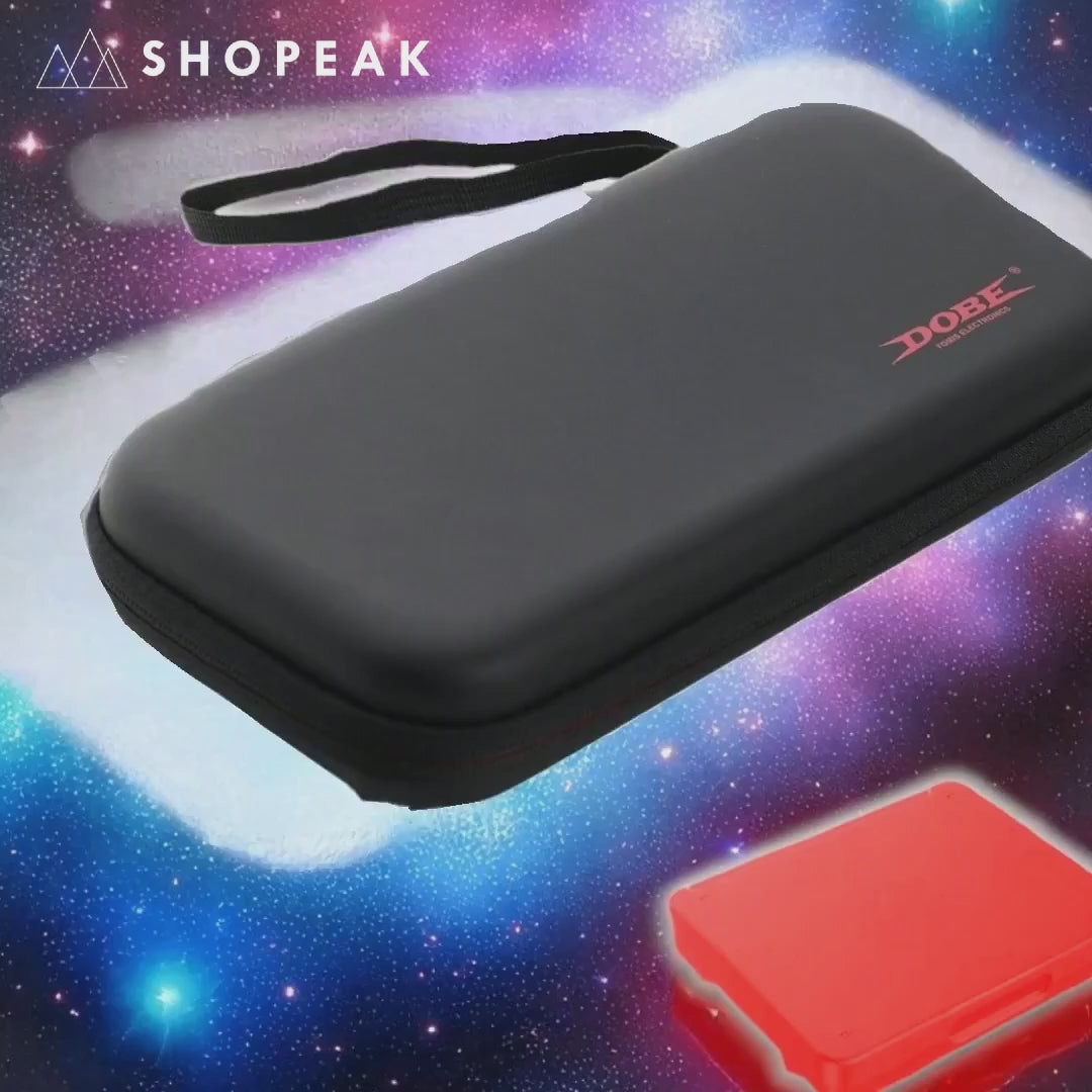 Protective Hard-Shell Carrying Case for New Switch 2 Console (NS2) – Zippered EVA Storage Bag, Holds Console and 12 Game Cards