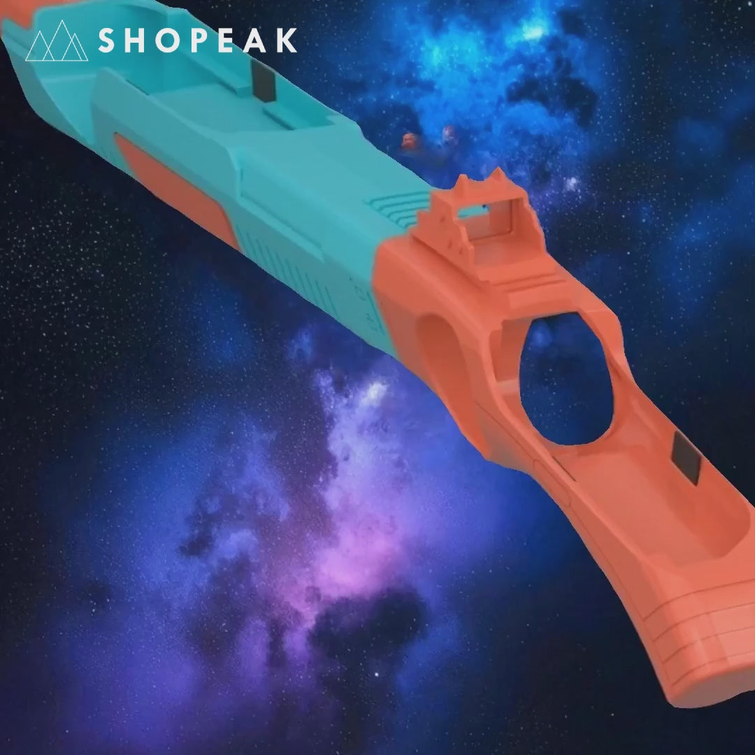 New Switch 2 Motion Light Gun Attachment for Joy‑Con – Splatoon-Style Shooter Grip