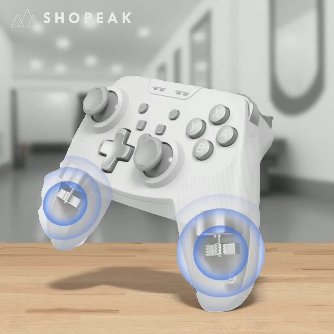 Glacier Silver Wireless Game Controller – Basic Edition