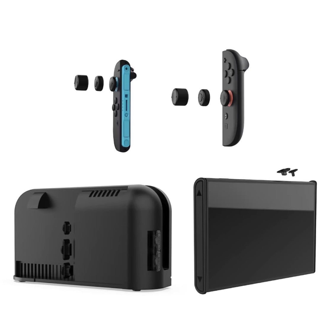 DOBE 16-in-1 Dust Plug Set for Nintendo Switch 2 Console – USB & Dock Port Protective Cap Kit - cabestdeal