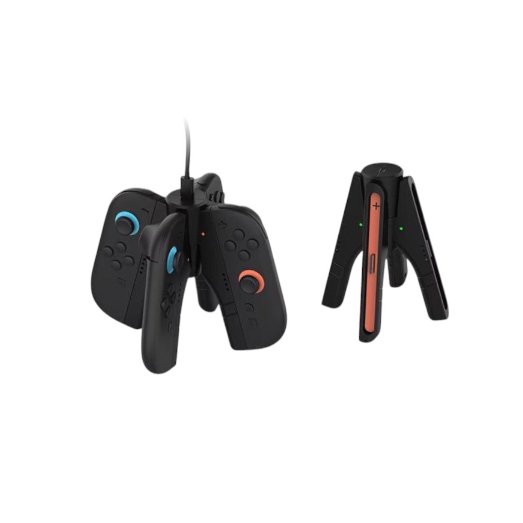 Dobe New Switch 2 2-in-1 Charging Grip & Dock Stand for Left and Right Joy-Con - cabestdeal