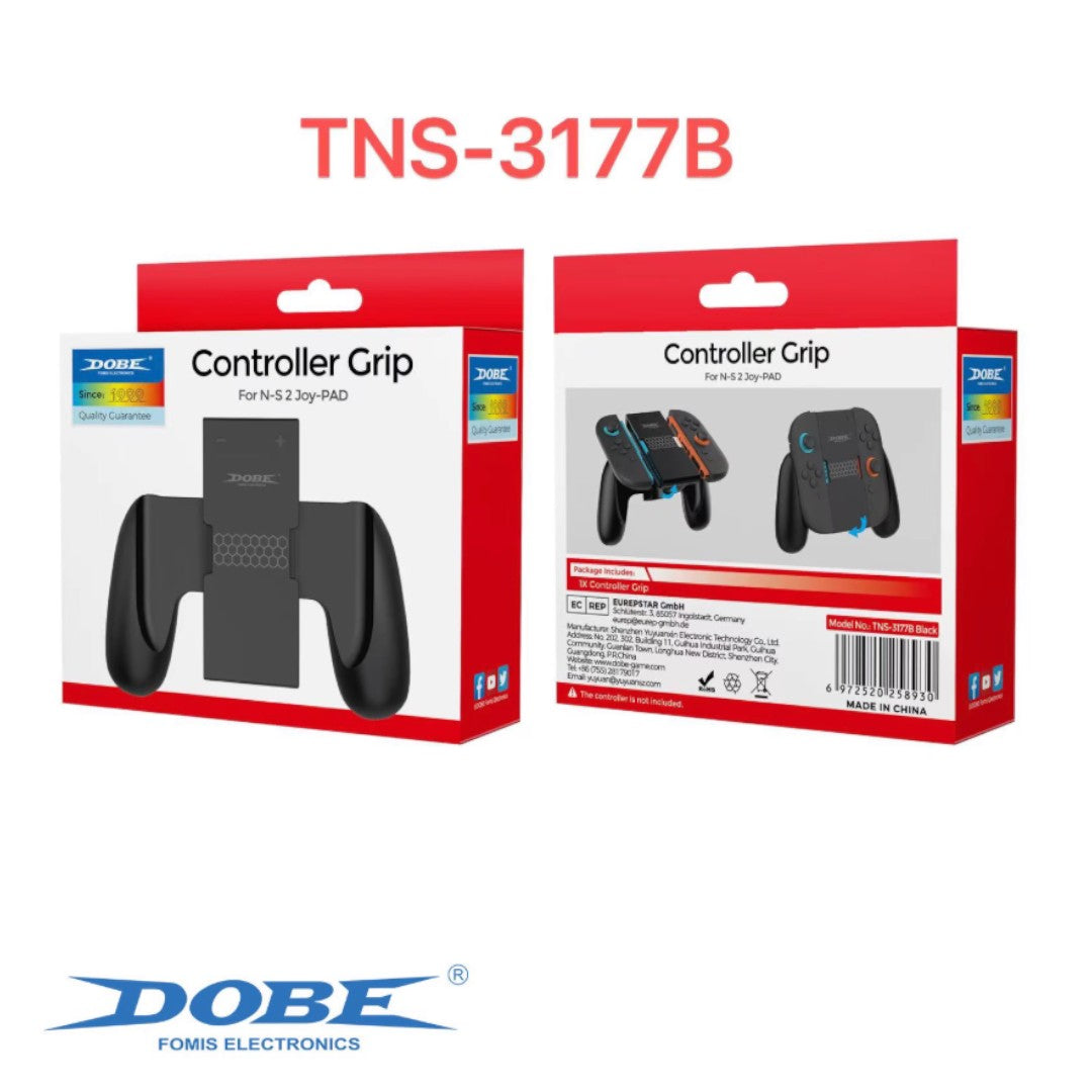 Dobe Dual Charging Grip Dock for Switch 2 Left & Right Controllers with Magnetic Mount & LED Indicators - cabestdeal